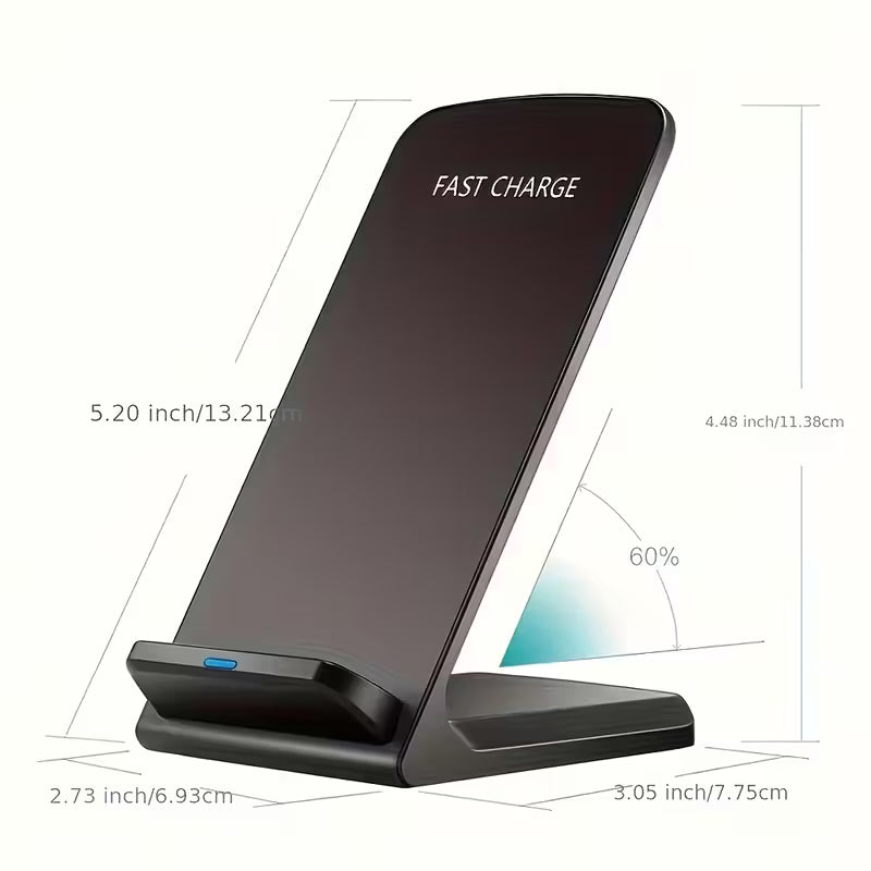 15W Fast Wireless Charger, Wireless Charging Stand Compatible with for iphone 16 15, 15 Pro, 14, 13, 12, 11 Series/X/Xs/Xr/8, Phone Charger for Galaxy S24/S23/S22/S21/S20/Note 20, Pixel 8/7 Pro/Lg G8(No Plug)