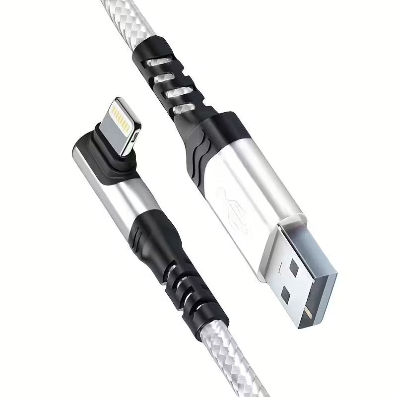 90 Degree USB 18W Fast Charging Cable for iPhone